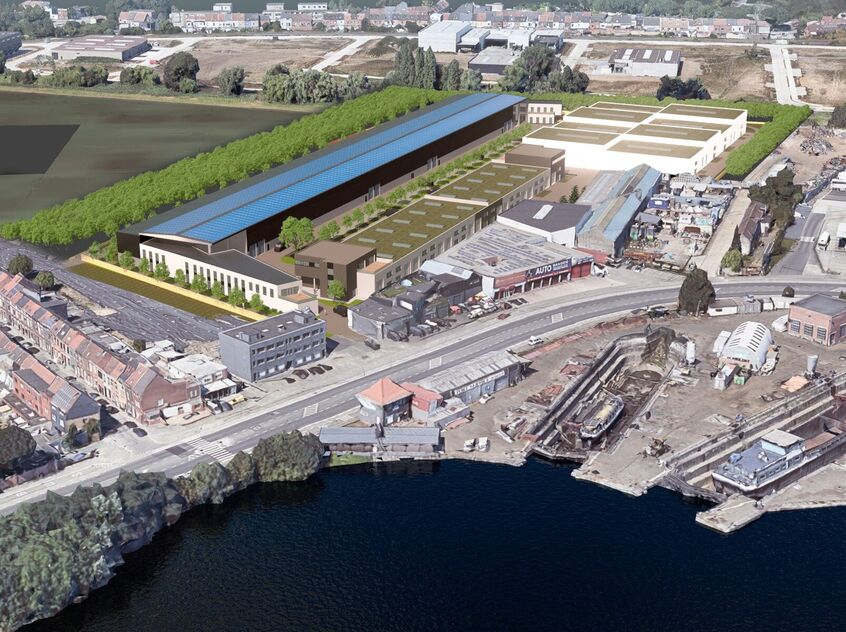 Dit modern en strategisch gelegen bedrijventerrein bevindt zich aan de Wiedauwkaai 66 in de voorhaven van Gent, met vlotte bereikbaarheid via de R40 en een bushalte vlakbij.
Gebouwen B en C zijn opgetrokken in een duurzame staalstructuur met betonnen wand