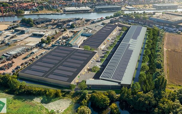 Dit modern en strategisch gelegen bedrijventerrein bevindt zich aan de Wiedauwkaai 66 in de voorhaven van Gent, met vlotte bereikbaarheid via de R40 en een bushalte vlakbij.

Unit C4 van gebouw C omvat 637 m&sup2; en is opgetrokken in een duurzame staalstruct