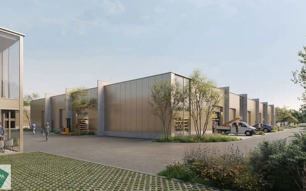 Het nieuw te bouwen bedrijvenpark STEEN in Laarne biedt 15 KMO-units te koop aan, met oppervlaktes van 210 m&sup2; tot 360m&sup2;. Units kunnen bovendien samengevoegd worden tot grotere bedrijfsruimtes, ideaal voor groeiende ondernemingen. 
Het KMO-park ligt cent