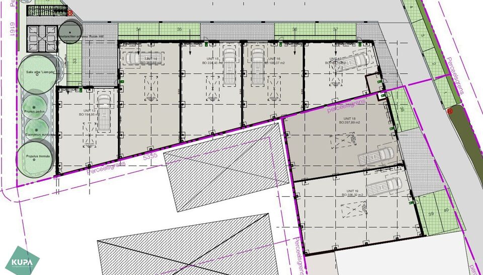 186m² casco magazijn met parking te huur in nieuw bedrijvenpark te Herzele. 
Deze KMO-loods is strategisch gelegen langs de Hoogstraat in Herzele, een vlot bereikbare locatie voor zowel lokale ondernemers als bedrijven die actief zijn in de ruimere regio