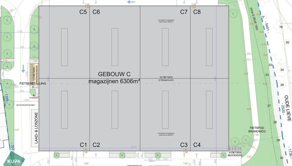 Dit modern en strategisch gelegen bedrijventerrein bevindt zich aan de Wiedauwkaai 66 in de voorhaven van Gent, met vlotte bereikbaarheid via de R40 en een bushalte vlakbij.

Unit C4 van gebouw C omvat 637 m&sup2; en is opgetrokken in een duurzame staalstruct