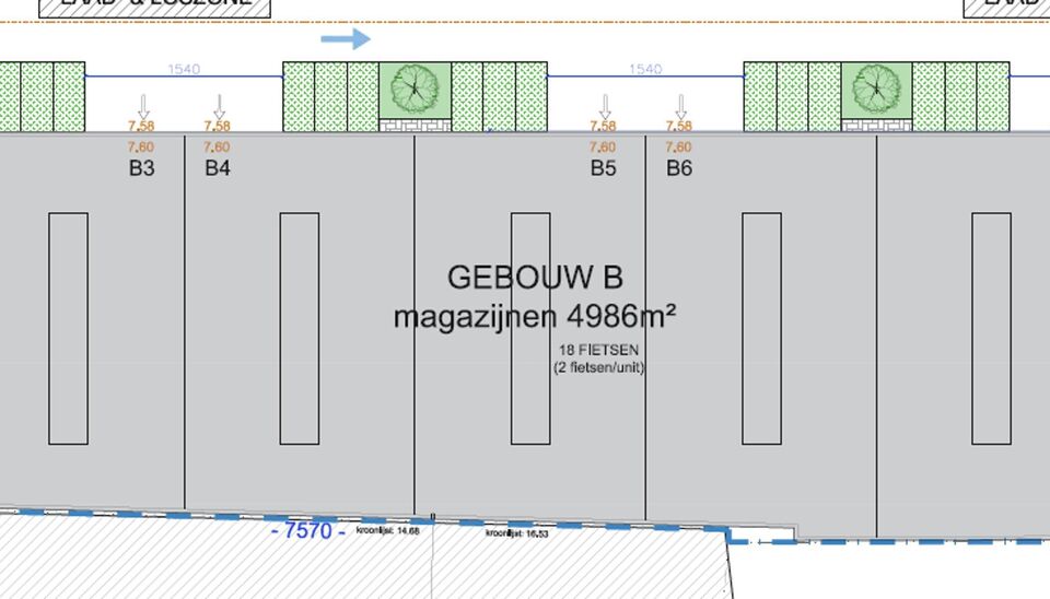 Dit modern en strategisch gelegen bedrijventerrein bevindt zich aan de Wiedauwkaai 66 in de voorhaven van Gent, met vlotte bereikbaarheid via de R40 en een bushalte vlakbij.

Unit B9 van gebouw B omvat 580m&sup2; en is opgetrokken in een duurzame staalstructu