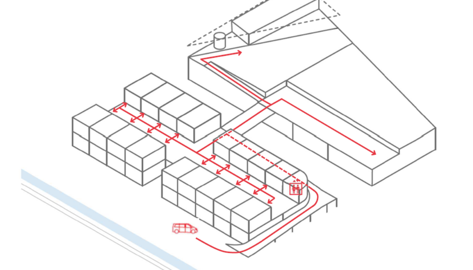 Unit C1 1.15 maakt deel uit van BOST, de nieuwe bedrijvencampus op de voormalige Bostoensite in Drongen. Deze compacte bedrijfsruimte van 144 m&sup2; bevindt zich op de eerste verdieping van STEK Noord en biedt mogelijkheden voor een atelier, opslag of techni