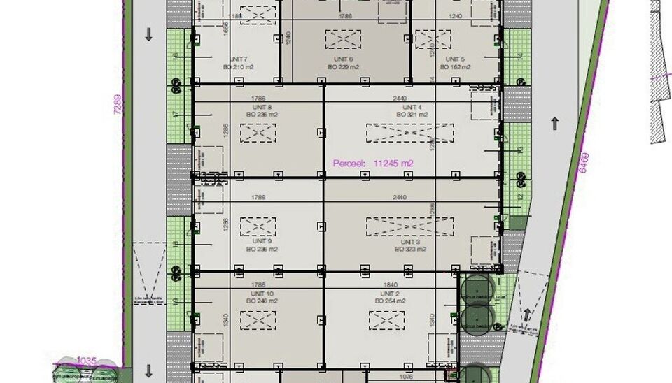 Nieuwbouw magazijn te koop vanaf 186m&sup2; tot 323m&sup2; in bedrijvenpark te Herzele. 
Deze KMO-unit is strategisch gelegen langs de Hoogstraat in Herzele, een vlot bereikbare locatie voor zowel lokale ondernemers als bedrijven die actief zijn in de ruimere reg