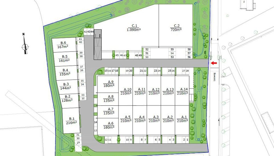 Het nieuw te bouwen bedrijvenpark STEEN in Laarne biedt 15 KMO-units te koop aan, met oppervlaktes van 128 m&sup2; tot 1810m&sup2;. Units kunnen bovendien samengevoegd worden tot grotere bedrijfsruimtes, ideaal voor groeiende ondernemingen. 
Het magazijn C2  heef